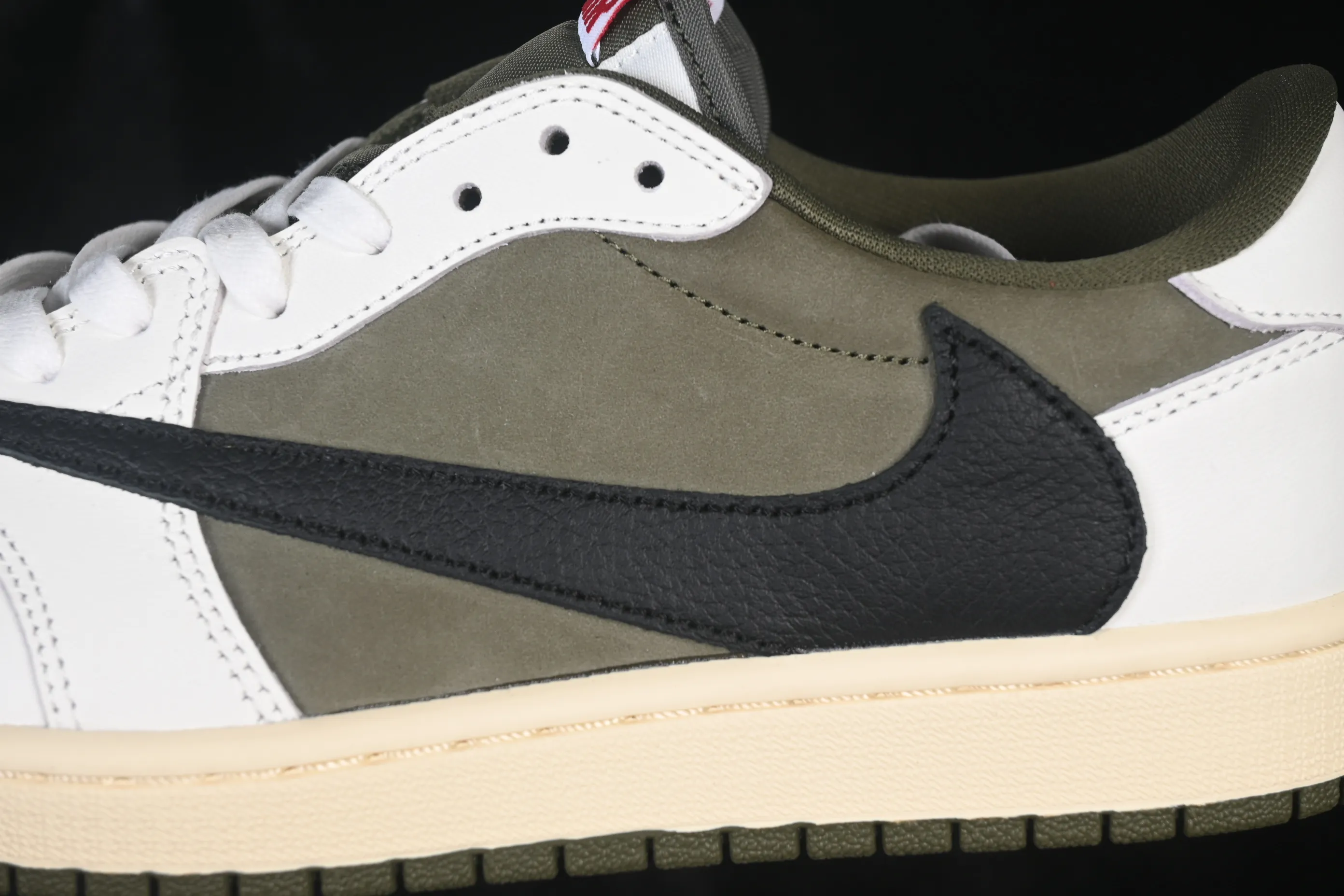 All categories Air Jordan Jordan series basketball shoes Air Jordan 1 Low ZG version Travis Scott x Air Jordan 1 Low OG AJ1 Joe 1 undercut low top full head layer DM7866-200